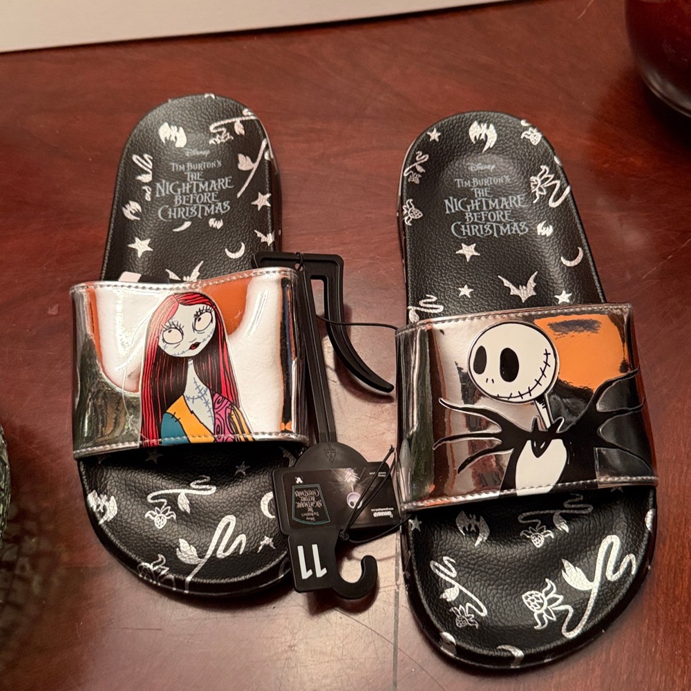 Disney Black and White Nightmare Before Christmas Slides